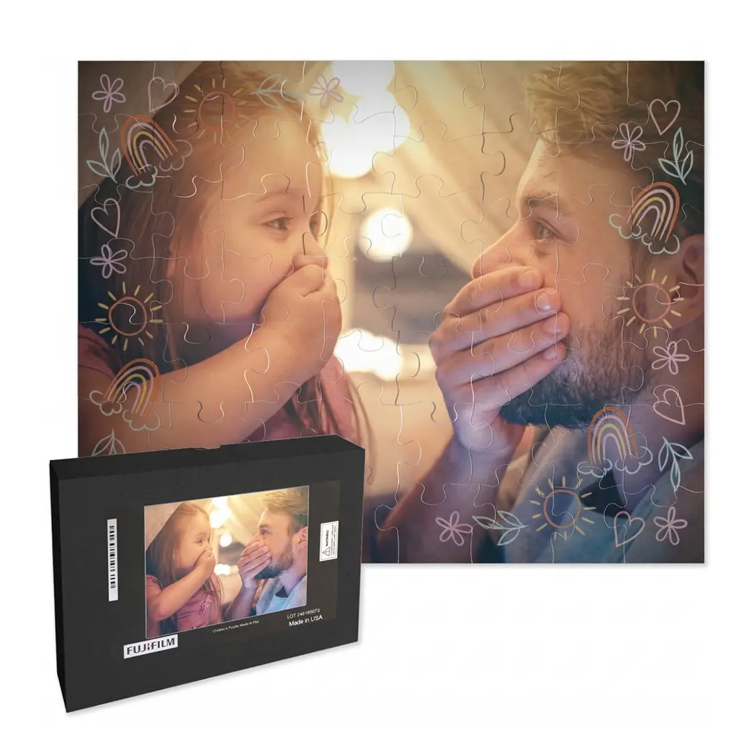 Custom photo puzzle for Father’s Day