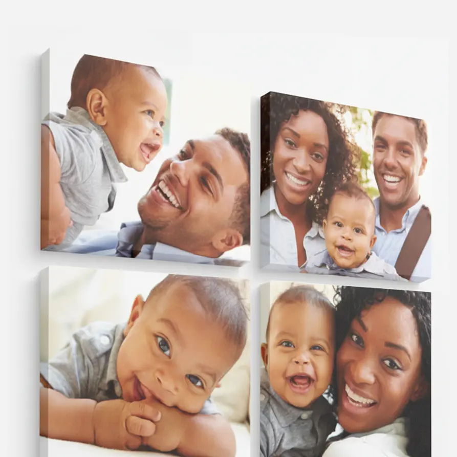 Multi-Panel Canvas Wall Art – split photo display sets