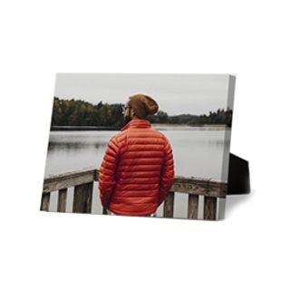 Personalized desk art block, a compact gift for college friends.