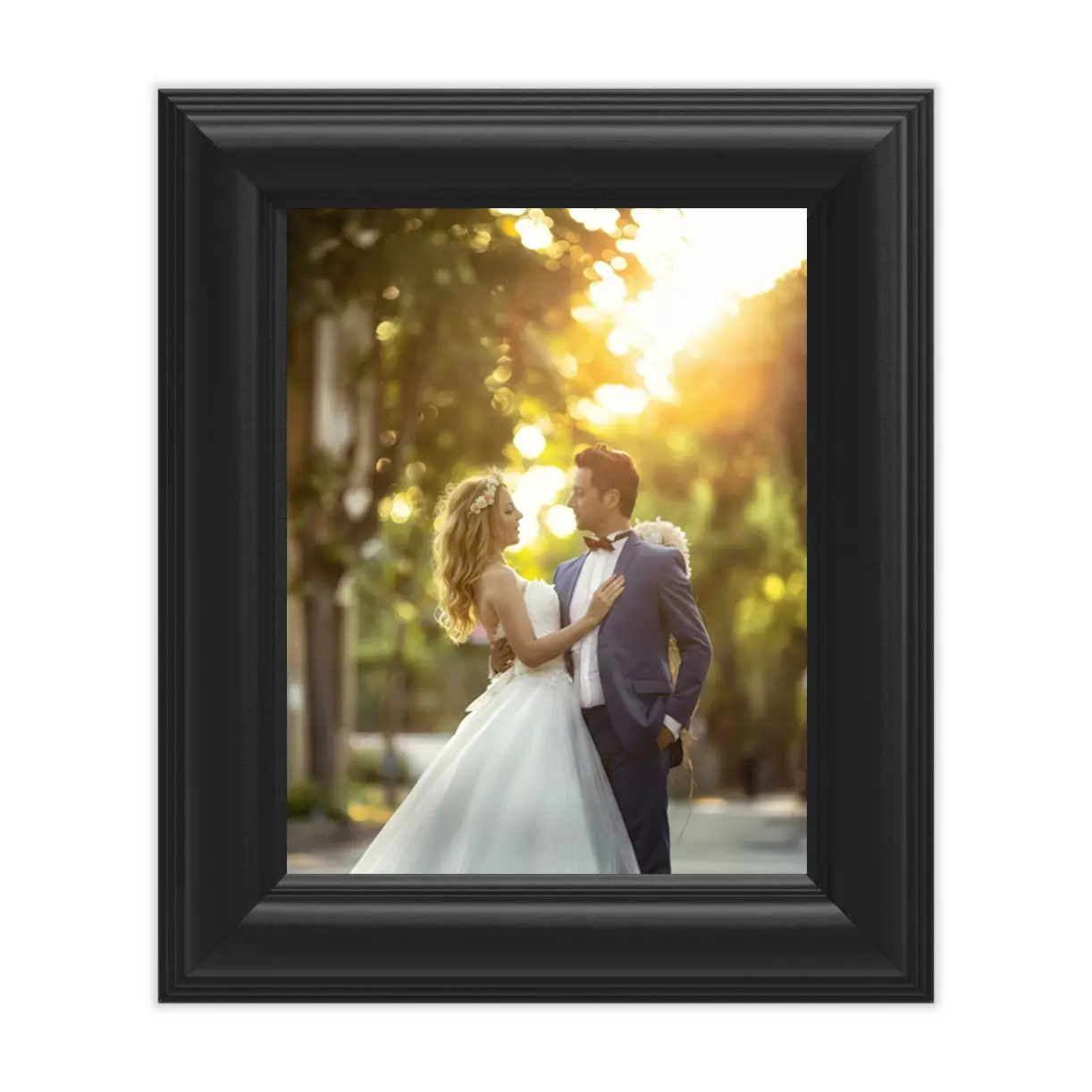 Professional framed wedding photo prints and matted art