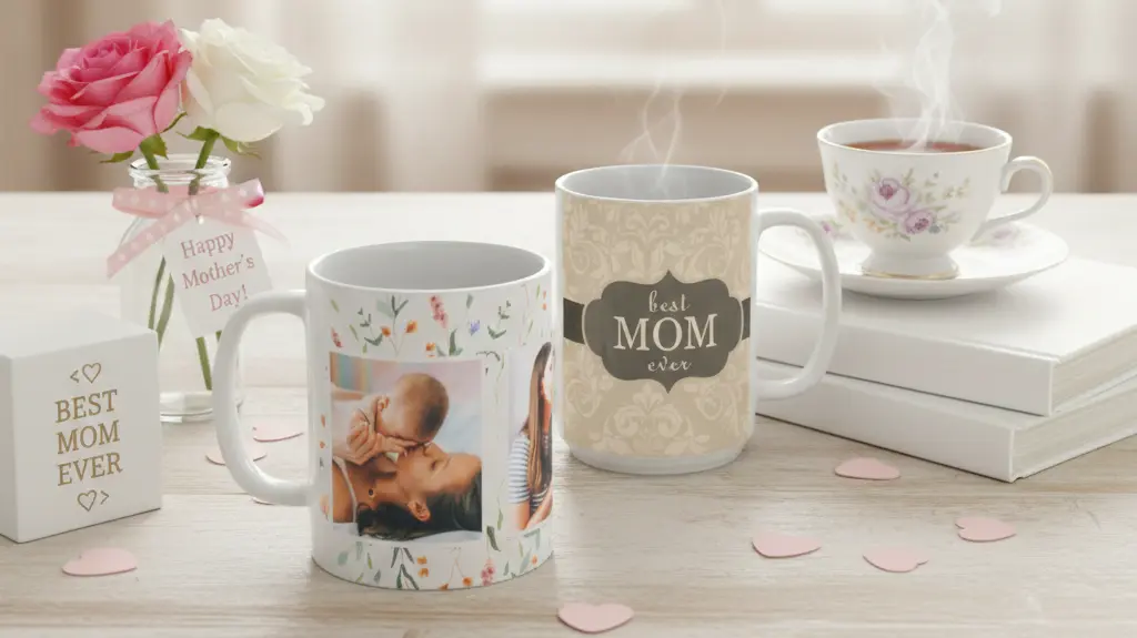 Personalized drinkware and custom photo mugs for daily use