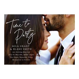 Custom printed cards for adult party invitations and celebrations