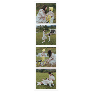 Photo Booth Strip Magnet – personalized magnetic strip for fridge