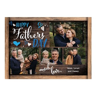 Personalized Father’s Day cards with photo design