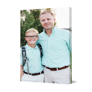 Gallery wrapped canvas print featuring a cherished family memory, ideal for home decor.