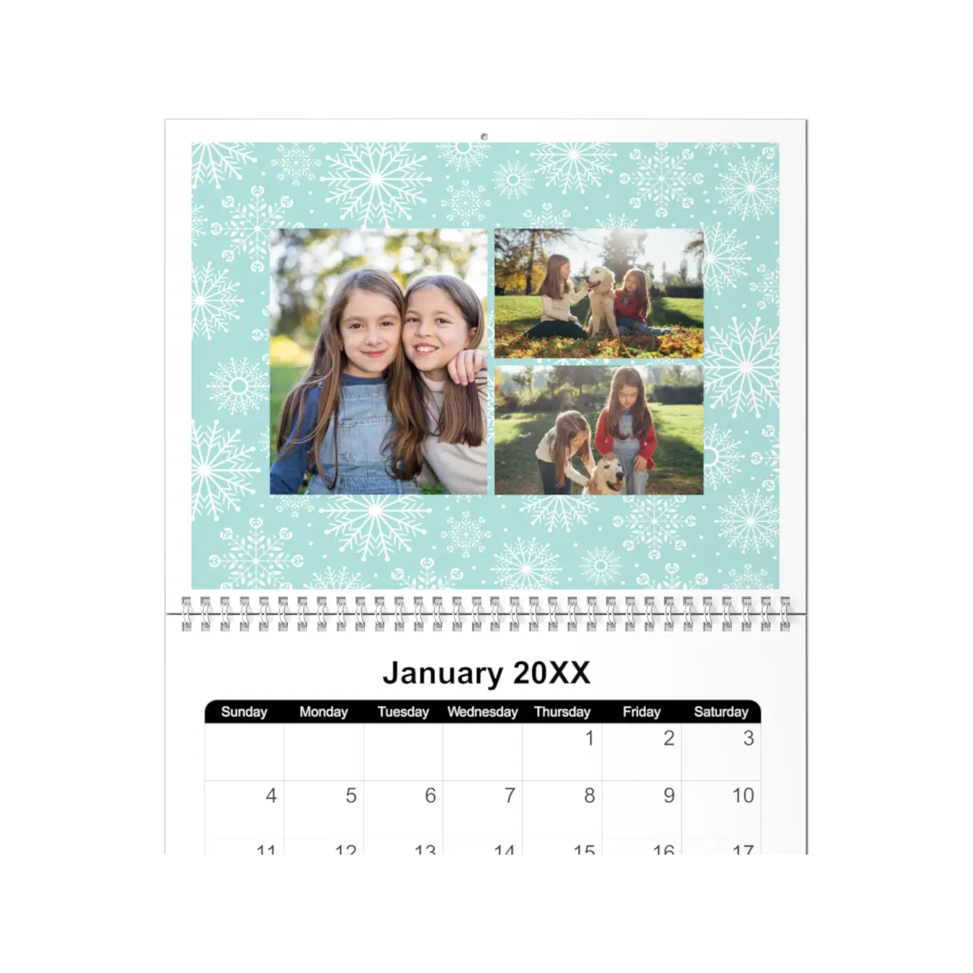 Seasonal Photo Calendars: Holiday Themed Monthly Planner