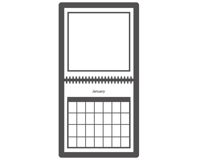 12x12 Square Calendar: Custom Photo Wall Planner