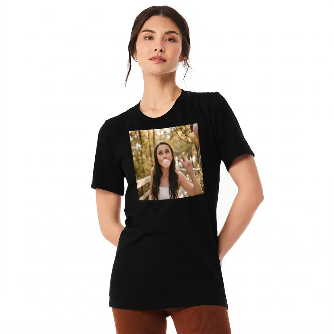 Personalized short sleeve t-shirt with a custom teen birthday design.