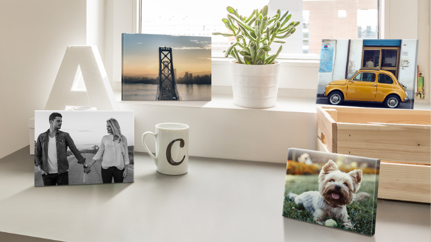 Desk Canvas collection showing various small formats.