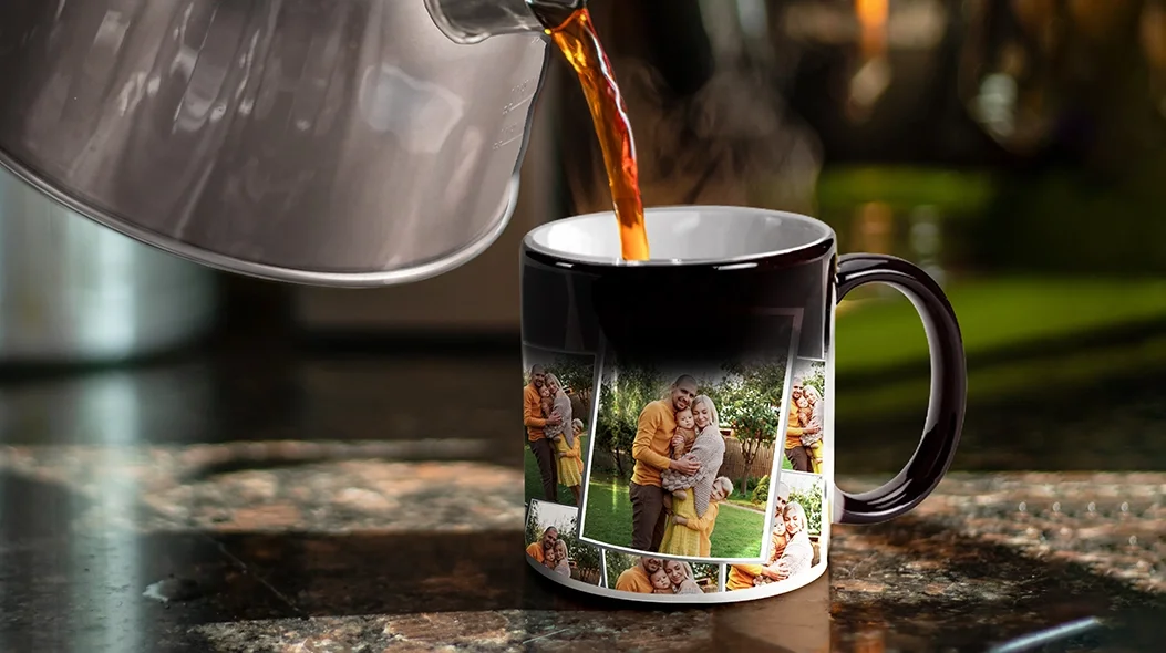 Magic Photo Mug – heat-sensitive color changing personalized gift