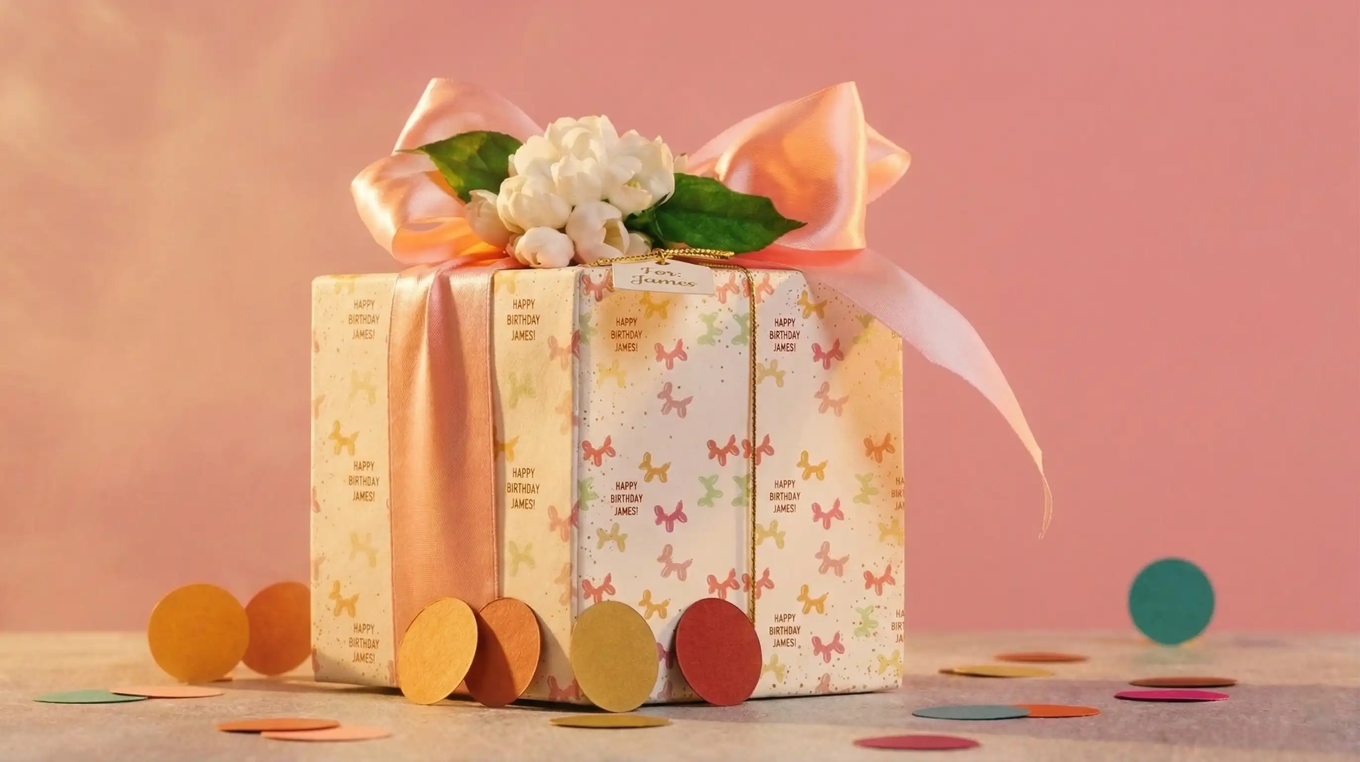 Design your own custom birthday wrapping paper with photos.