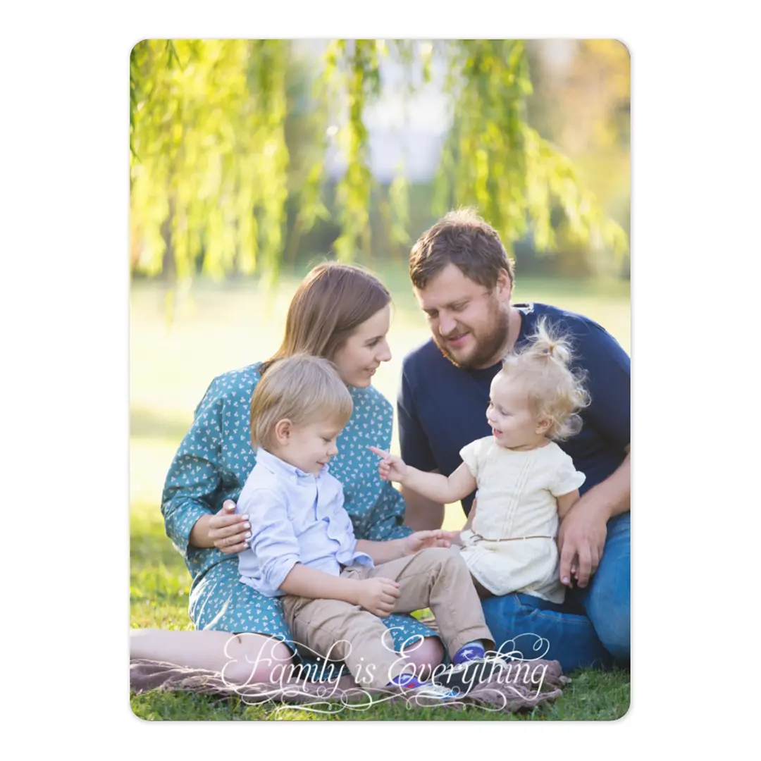 Personalized photo magnet for the fridge, an affordable Easter gift.