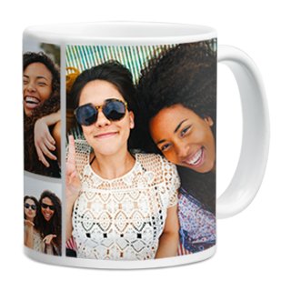 Custom Collage Photo Mug – multi-photo personalized ceramic gift