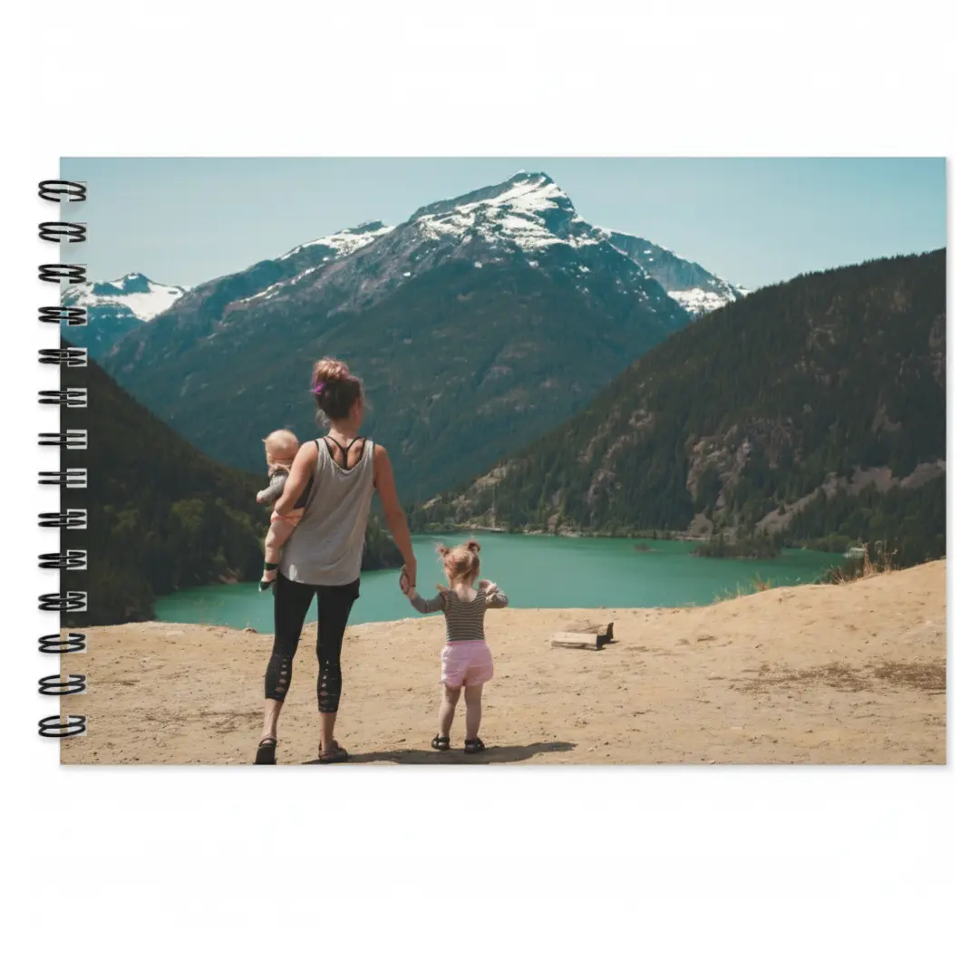 Personalized softcover flip book for quick family photo sharing