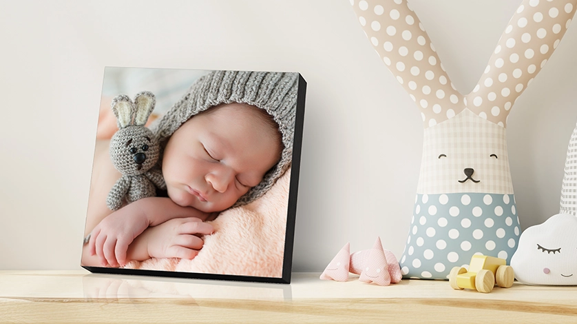 5x5 Mounted Photo Print – ready-to-hang custom wall art