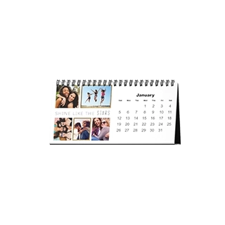 Desktop Photo Calendars: Personalized Spiral Office Organizer