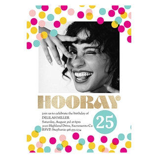 Design your own photo greeting cards for custom birthdays