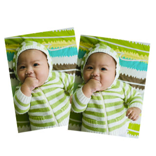 Same day printing for custom wallet-sized photo prints ready for instant store collection.