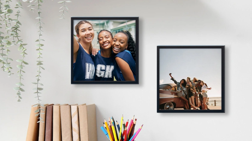TilePix magnetic photo tiles for damage-free dorm wall decor, a top back to college gift.