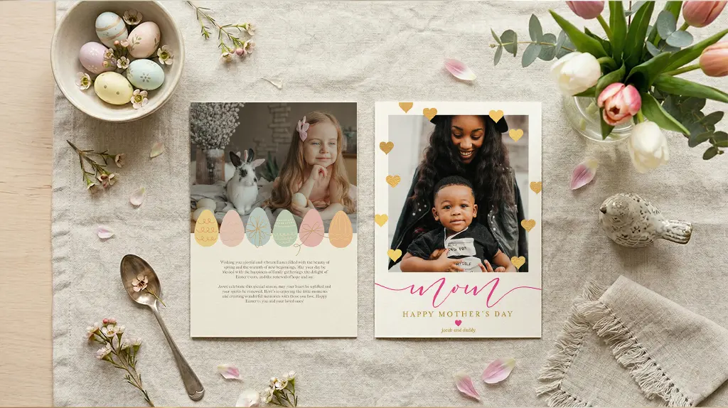 Personalized holiday invitations for festive family gatherings and seasonal parties