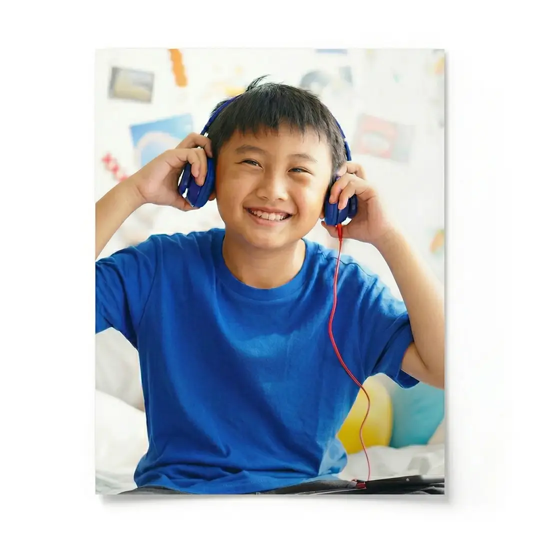 High-quality personalized birthday poster for a kid's bedroom decor.