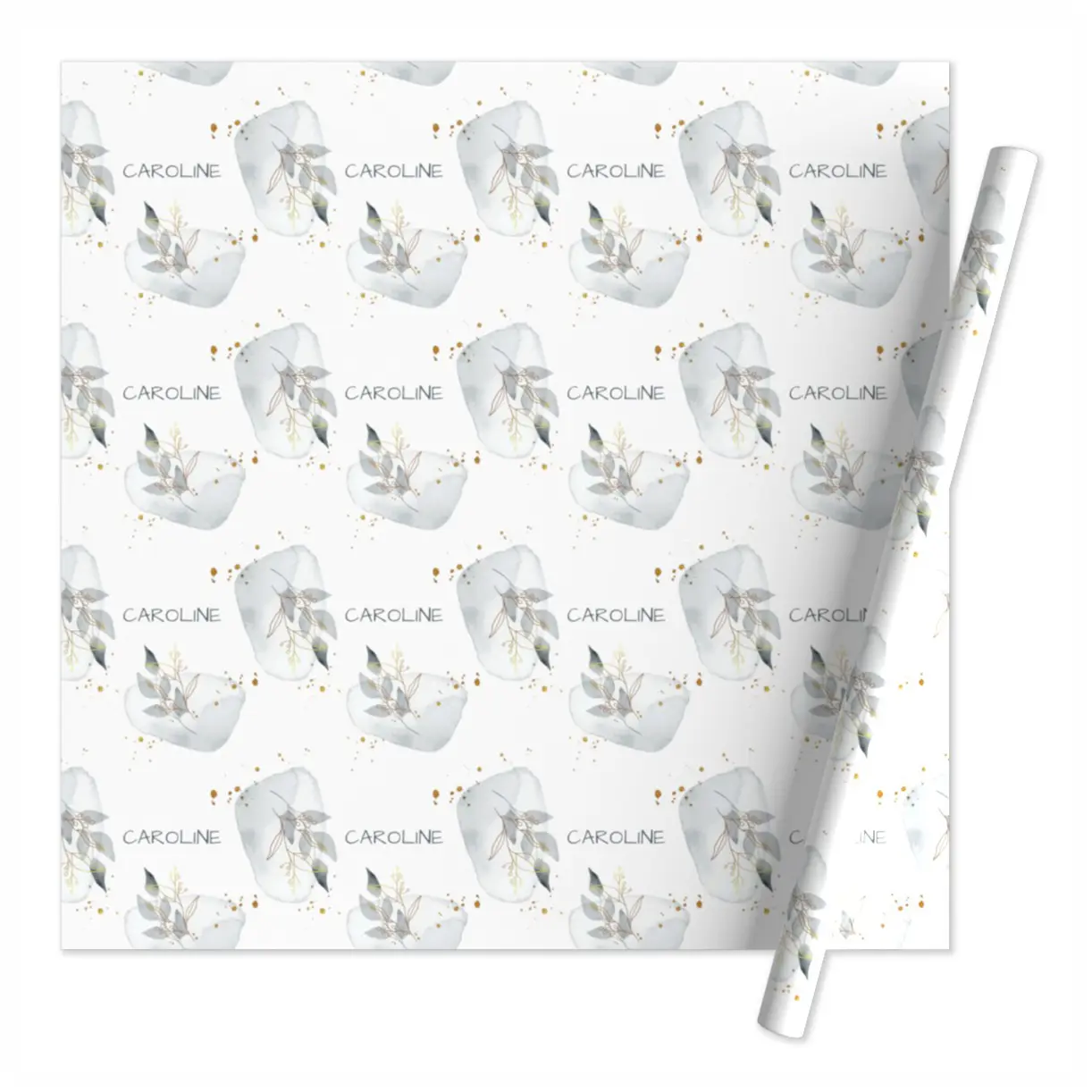 Personalized wrapping paper with custom photo patterns