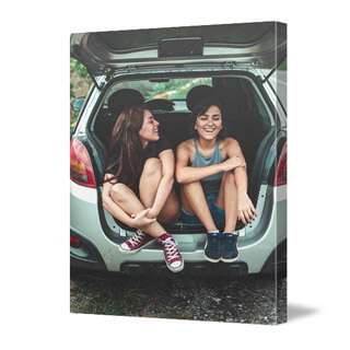 Gallery wrapped canvas print featuring college memories, a lasting back to college gift.