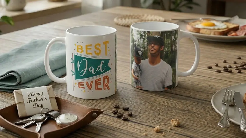 Personalized drinkware including mugs and glasses