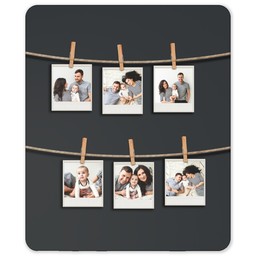 50x60 Sherpa Fleece Photo Blanket with Chalkboard Memories design