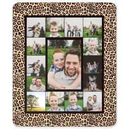 50x60 Sherpa Fleece Photo Blanket with Cheetah design