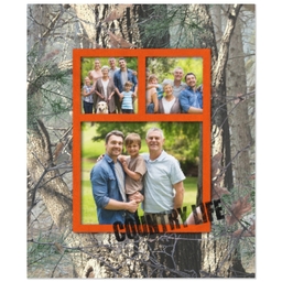 50x60 Plush Fleece Blanket with Natural Camouflage design