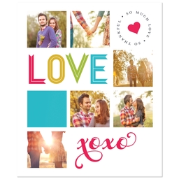 50x60 Plush Fleece Blanket with So Much Love design