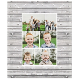 50x60 Plush Fleece Blanket with Wood Plank design