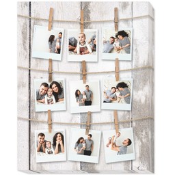 11x14 Photo Canvas with Snapshots design
