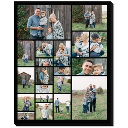 8x10 Same-Day Collage Mounted Print with Custom Color Collage design