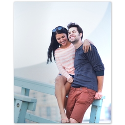 Metal Print 8x10 with Full Photo design