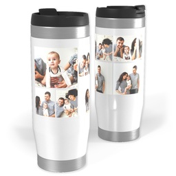Photo Travel Tumbler with 8 Collage C design