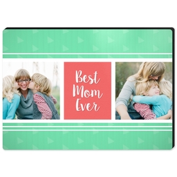 High Gloss Easel Print 5x7 with Best Mom Ever design