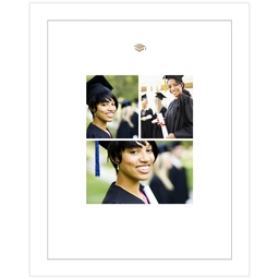 11x14 Board Prints with Golden Mortar Board design