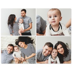 11x14 Metal Photo Wall Decor with Mix Of Four design