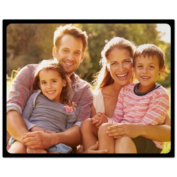 16x20 Metal Photo Wall Decor with Black Border design