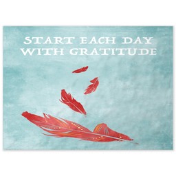 26x36 Indoor/Outdoor Wall Tapestry with Feather Float Cayenne design