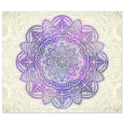 51x60 Indoor/Outdoor Wall Tapestry with Ornamental Mandala design