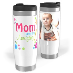 Photo Travel Tumbler with Amazing Mom design