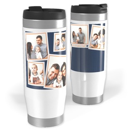 Photo Travel Tumbler with Father's Day Collage design