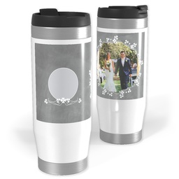 Photo Travel Tumbler with Flower Ring design