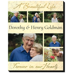 8x10 Same-Day Mounted Print with A Beautiful Life design