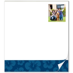 Notepad with Aloha Navy design