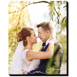 8x10 Same-Day Mounted Print with Deco Frame design