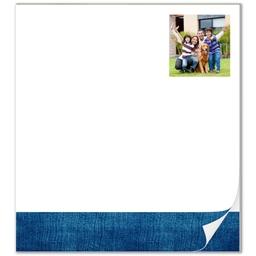 Notepad with Denim design